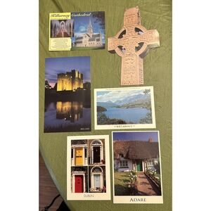 Lot Of 6 Unaddressed Postcards From Various Locations In Ireland